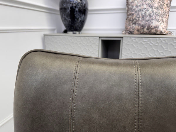 Furniture Village Murcia Grey Faux Leather Pair Of 2  Dining Chairs9