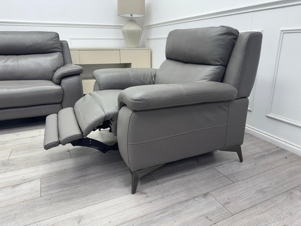 Furniture Village Missouri Power Recliner 3 Seater Sofa Set & Armchair Grey4