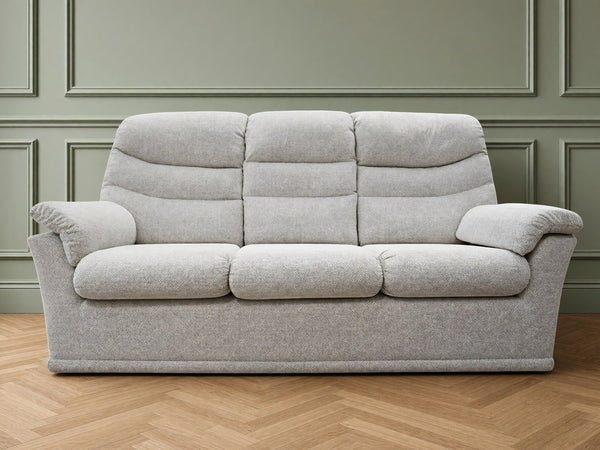 G Plan Malvern nebular blush mix fabric standard 3 seater sofa0