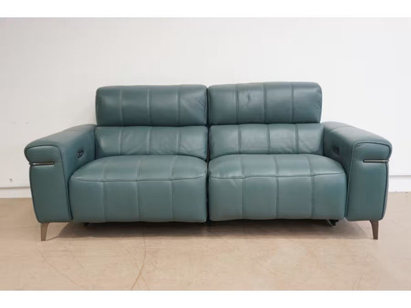 Furniture Village Homestage Lake Green 3 & 2 Seater Sofa Set Power Recliner6