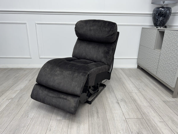Sofology Radleigh Middle Section Power Recliner & Headrest Velvet Charcoal Grey17