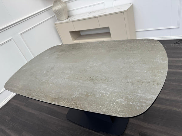 Furniture Village Catalina Smal Extending Dining Table Grey Ceramic Top1