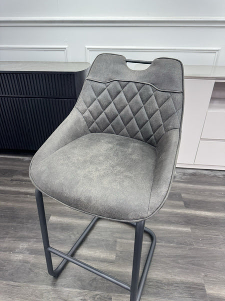 Furniture Village Warrior grey cantilever dining barstool (Pre-sale)4