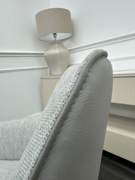 Furniture Village Jose Swivel Dining Chair Stone Grey (Pre-sale, Read Desc)9