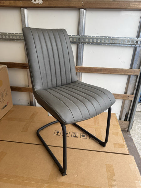 FV Bodahl Terra Cantilever Dining Chair Grey Faux Leather (Pre-sale)0
