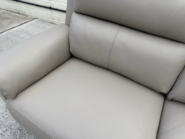 LA-Z-BOY BELLA LEATHER POWER RECLINER 3 SEATER SOFA - LATTE - RRP £23506