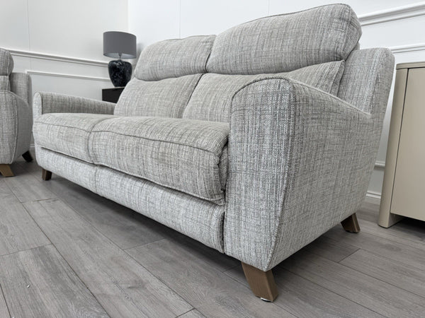 Furniture Village Grey Fabric 3 & 2 Seater Sofa Set17