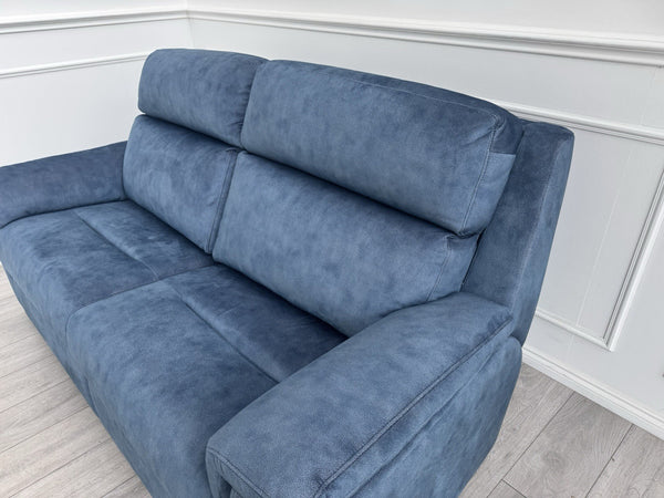 G PLAN Thornbury Static 3 Seater Sofa In Indigo Stingray Velvet Fabric1