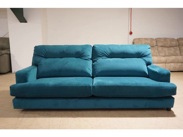 G Plan Vintage 72 plush mallard fabric 3 seater sofa1