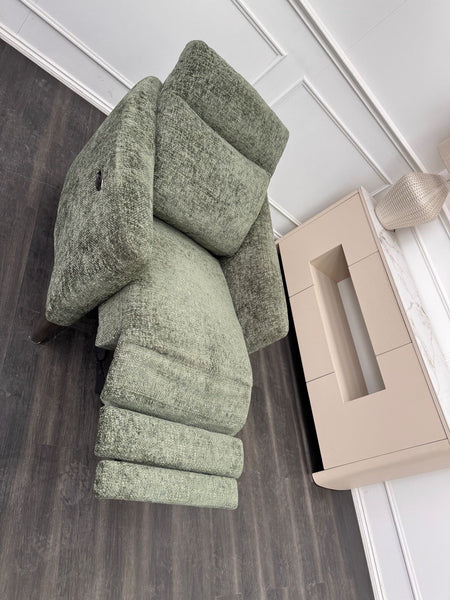 Furniture Village Petit Olive Fabric Armchair Power Recliner+Swivel+Rocking8