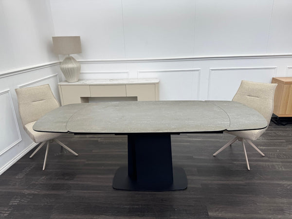Furniture Village Catalina Large Extendable Dining Table Dark Grey Ceramic Top15