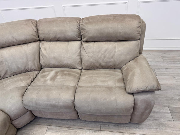 Furniture Village Moreno Power Reclining Corner Sofa In Beige Fabric8