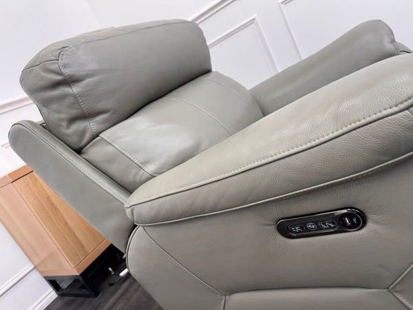 LAZYBOY Daytona POWER RECLINER ARMCHAIR WITH POWER HEADREST IN Grey Leather18