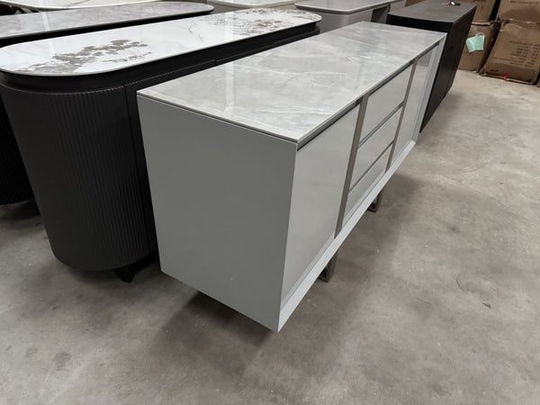 Furniture Village GRIGIO Large 2 Door 3 Drawer Sideboard 13