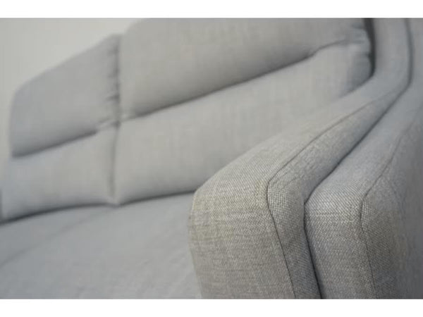 Parker Knoll Portland 3 Seater Sofa & Power Recliner Armchair - Baby Blue Fabric3