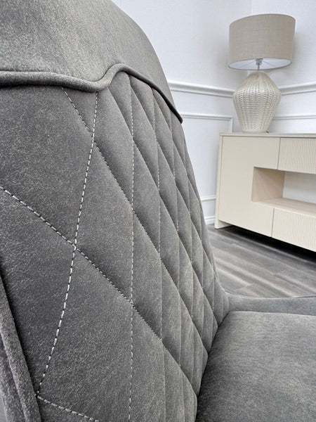 FV Warrior Charcoal Grey Faux Leather Dining Chair (Pre-sale)4