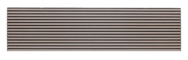 NEW Premium Acoustic Slat Real Wood Wall Panel - Ash Grey / 2.4m x 0.6m (1.44m2)9