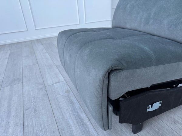 Sofology Marvella Flecked Mineral Green Velvet Middle Section Power Recliner11