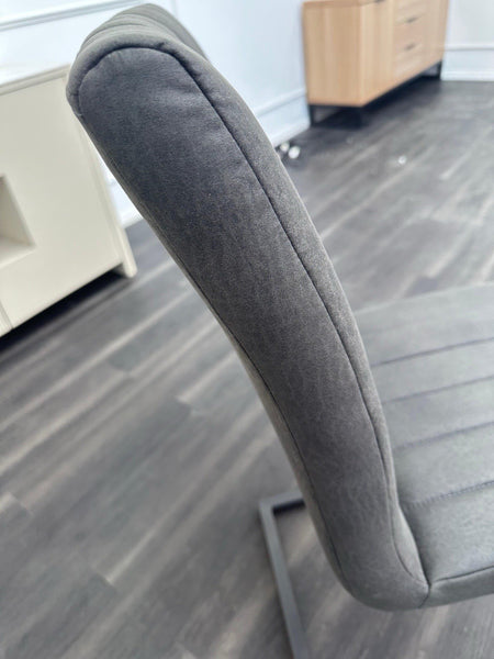 Furniture Village Moon grey suede dining chair (Pre-sale)4