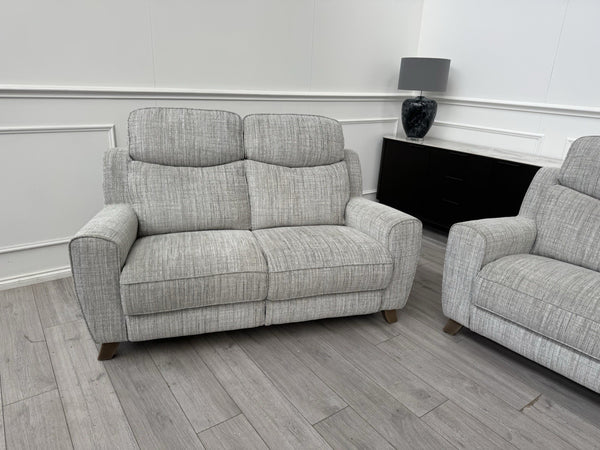 Furniture Village Grey Fabric 3 & 2 Seater Sofa Set3