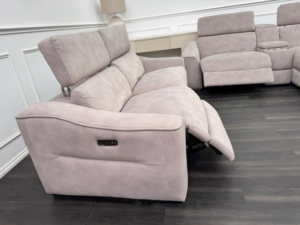 FV Xavier 3 + 2 Seater Lounger Corner Sofa Set Power Recliner & Headrests6