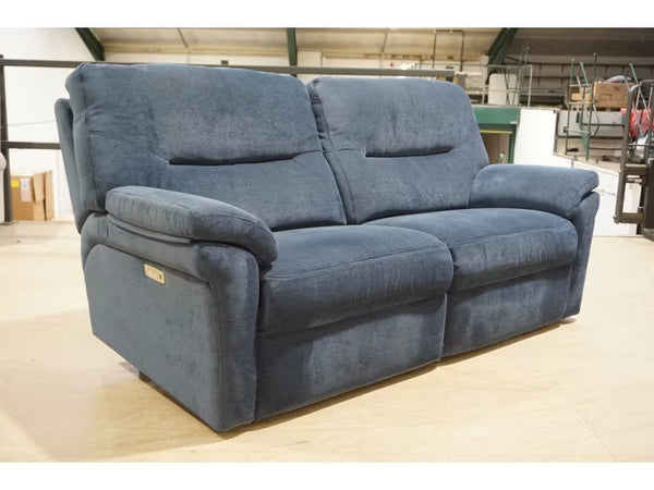 G Plan Seattle montilla midnight fabric power recliner 3 seater sofa 3