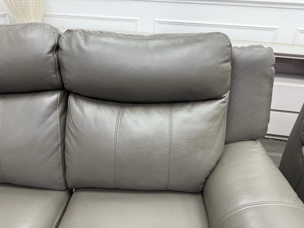 DFS Wren Power Recliner 3+2 Seater Sofa Set In Grey Leather20