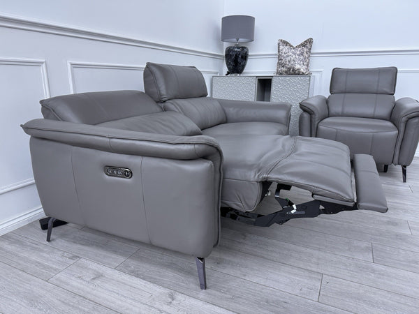 FV Jude 3 Seater & Armchair Power Recliner Sofa Set with Telescopic Headrests5