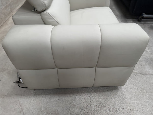 Lazyboy COLORADO Off White Snuggle/Cuddle Armchair Power Recliner + Headrest 15