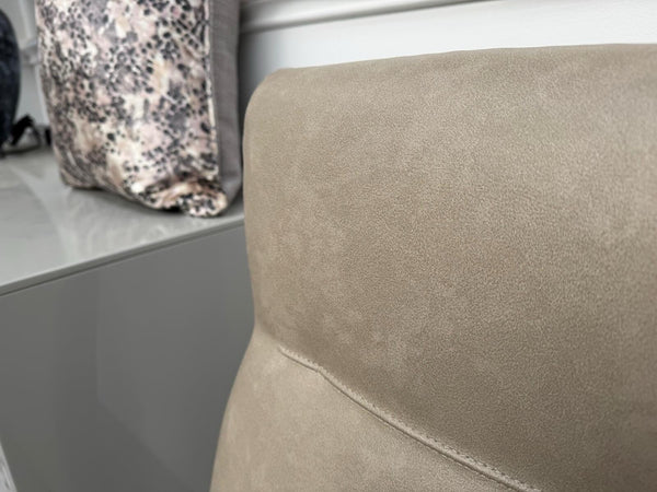 ALF Fascina Set of 6 Faux Leather Dining Chairs Taupe/ Cream RRP £3,44712