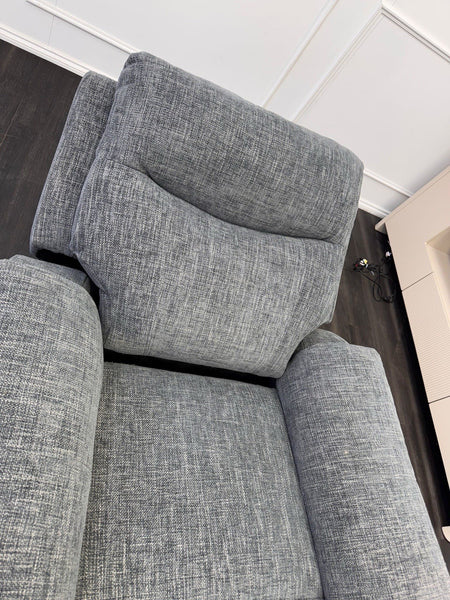 Furniture Village Sloane Grey Fabric Armchair Electric Power Recliner11