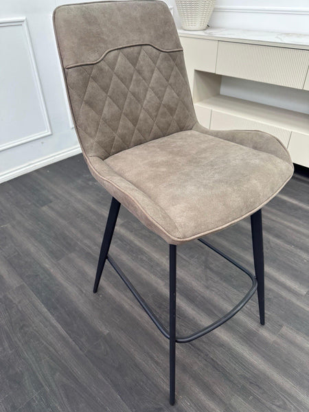 Furniture Village Warrior Taupe dining barstool0
