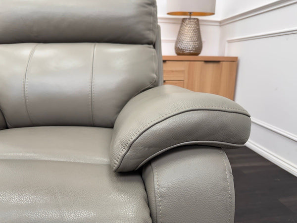 LAZYBOY Daytona POWER RECLINER ARMCHAIR WITH POWER HEADREST IN Grey Leather12