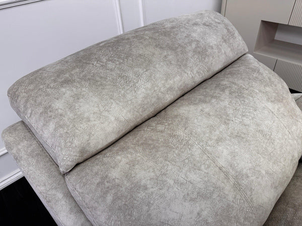 Furniture Village Moreno Cream Fabric Armchair Electric Power Recliner15