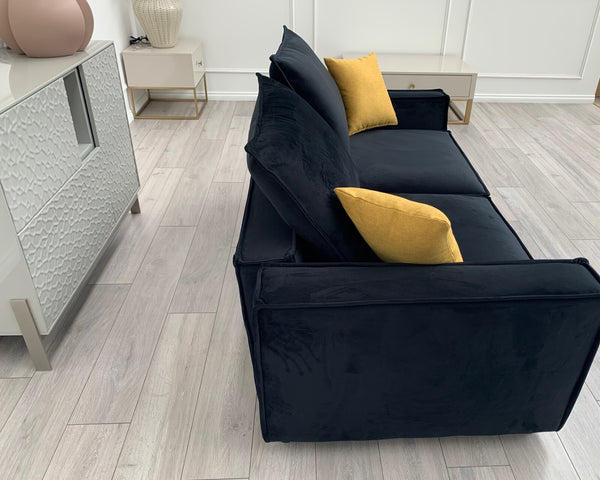 New Black 2 Seater Split cinema sofa style (Delivery Available)10