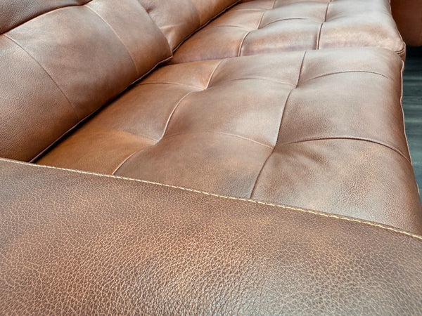 Barker And Stonehouse Houghton 2+2 Seater Sofas Brown Leather7