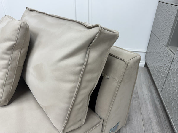 Sofology Palazzo Middle Section Nubuck Stone Fabric6