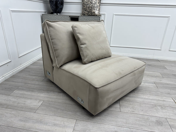 Sofology Palazzo Middle Section Nubuck Stone Fabric1