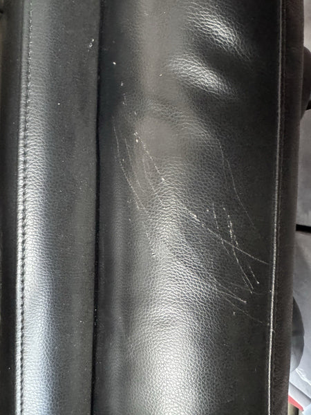 DFS Laiken Black Genuine Leather Armchair Electric Power Recliner18