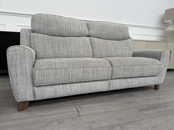 Furniture Village Grey Fabric 3 & 2 Seater Sofa Set10