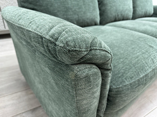 Furniture Village Piccolo Static 3 & 2 Seater Moss Green Fabric Sofa Set10