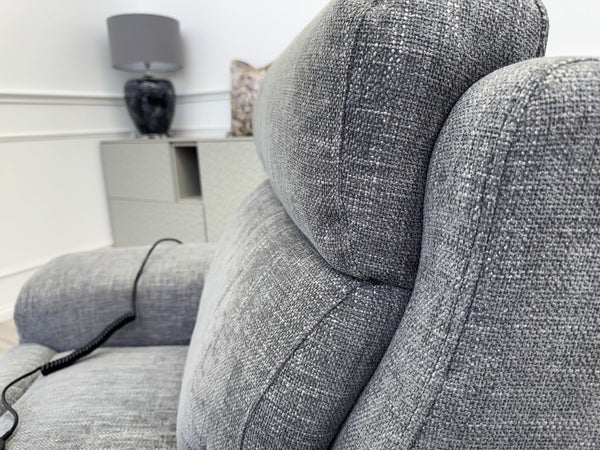 Furniture Village Kirk Lift and Rise Recliner Armchair Grey Fabric17