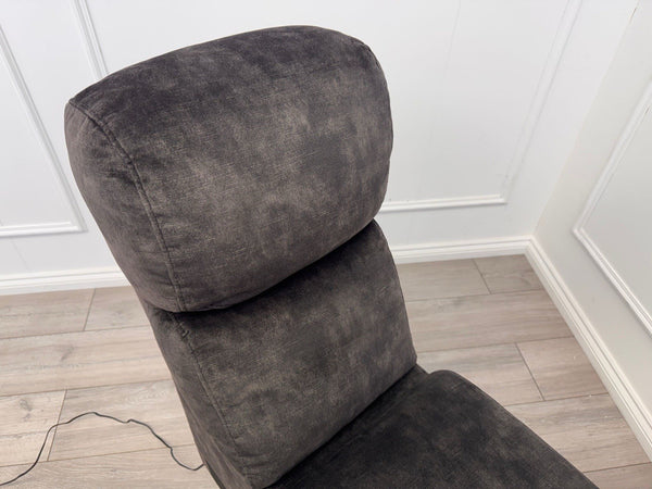 Sofology Radleigh Console Charcoal Velvet Cup Holders Storage7