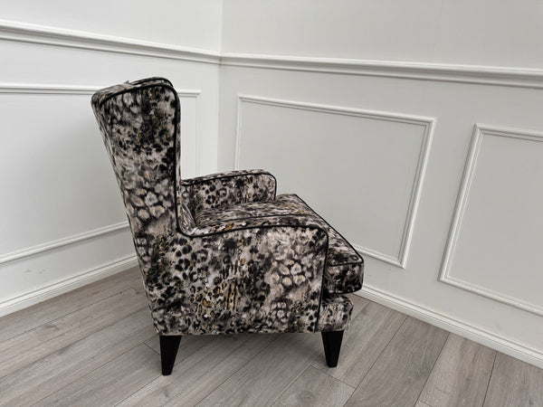 Parker Knoll Modern Classics Wing Chair Inca Smoke Fabric RRP £159513