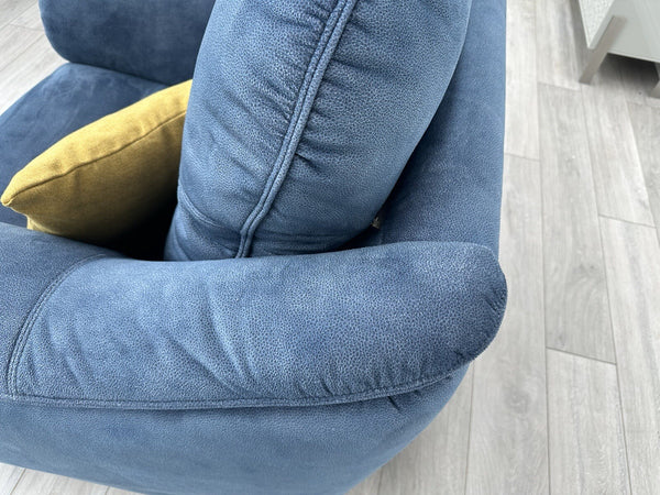 G Plan Jackson Standard Armchair Stingray Indigo Fabric RRP £1,59911