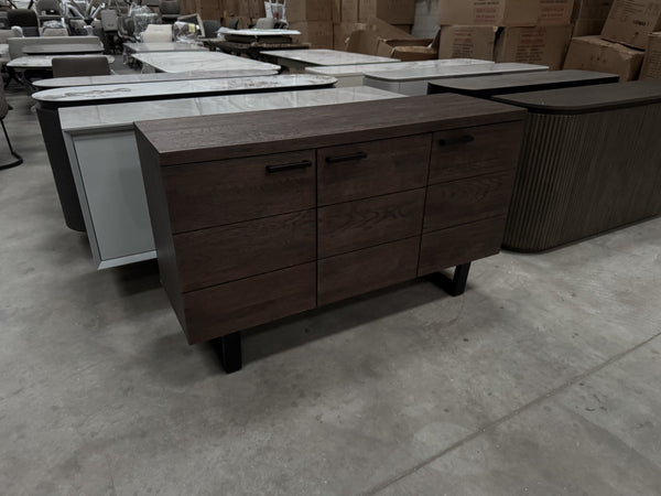 Furniture Village JUPITER/MARS Large 3 Door Sideboard - Walnut Wood6