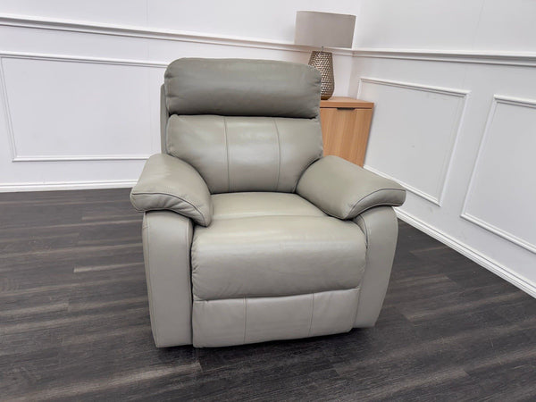 LAZYBOY Daytona POWER RECLINER ARMCHAIR WITH POWER HEADREST IN Grey Leather6
