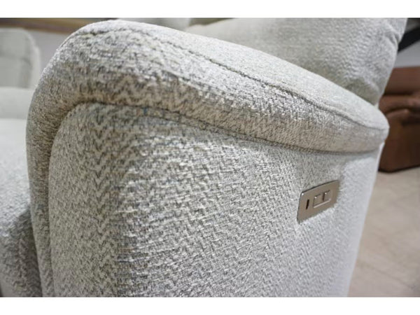 Parker Knoll Hudson natural mix fabric 3 + 2 seater sofa set - Power Recliner2
