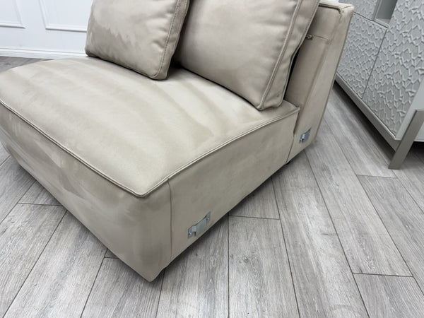 Sofology Palazzo Middle Section Nubuck Stone Fabric2