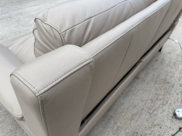 LA-Z-BOY BELLA LEATHER POWER RECLINER 3 SEATER SOFA - LATTE - RRP £235012